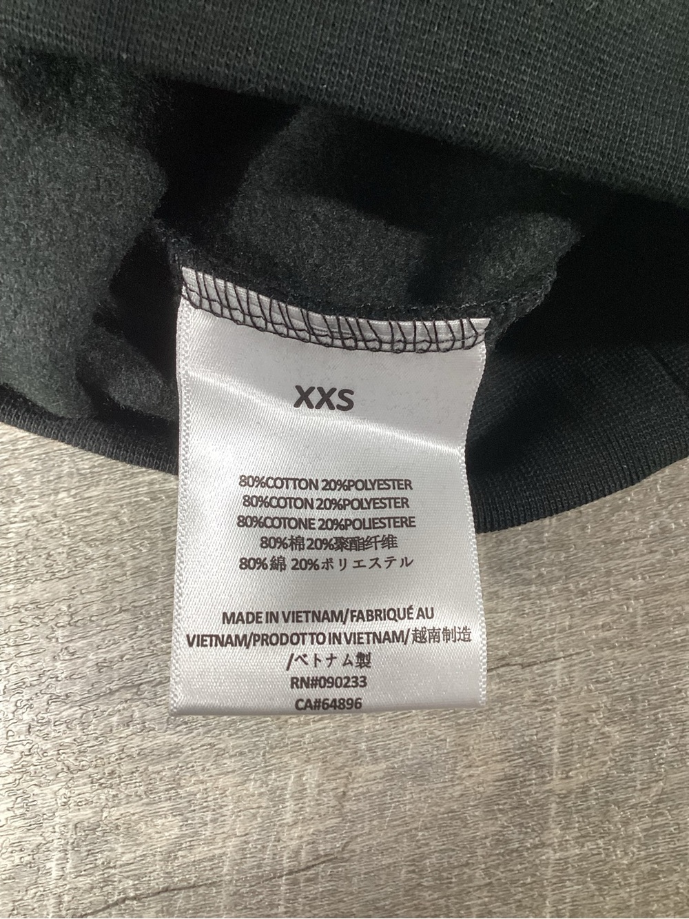 Fear Of God Essentials Hoodie Stretch Limo Black XXS Pullover NWT - Picture 7 of 11